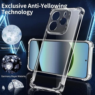พร้อมส่ง ตรงรุ่น Realme 14/14Pro 5G C75 C75X C63 C61 C53 C51 C67 C65 Note60 Note50 เคสใสกันกระแทก เคสโทรศัพท์ 018