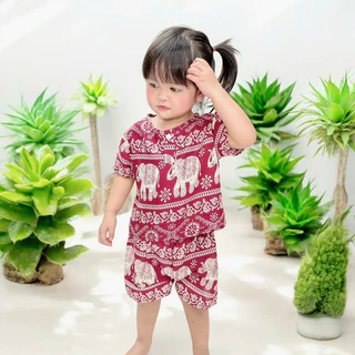 ชุดช้างเด็กผ้าสปันเกรดพรีเมี่ยม
