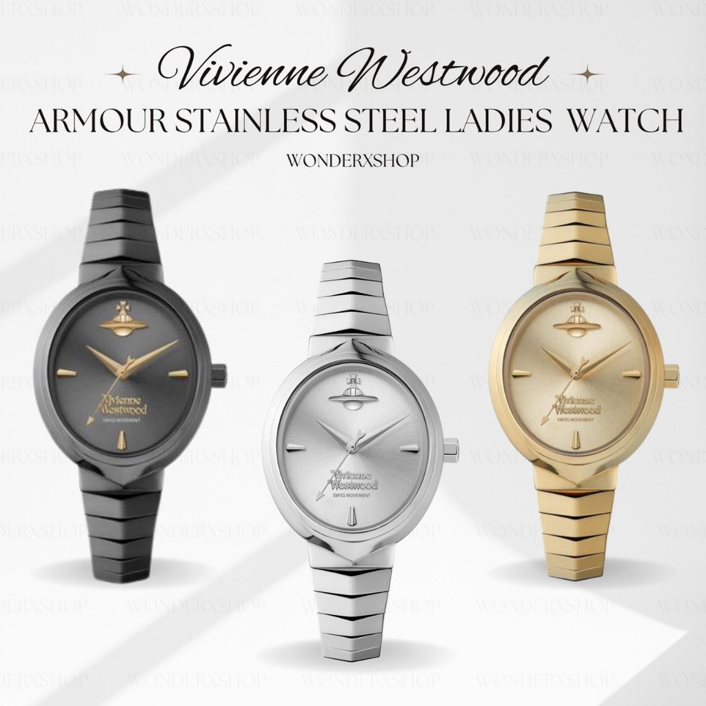พร้อมส่ง‼️New💎Vivienne Westwood Armour Watch⚡️ของแท้💯ผ่อน0%10เดือน