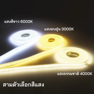 🔥ไฟแถบLED 5050 กันน้ำ220V สว่างสูง ✨ติดตั้งง่าย ใช้ได้ห้องนั่งเล่น-ทางเดิน-สวน