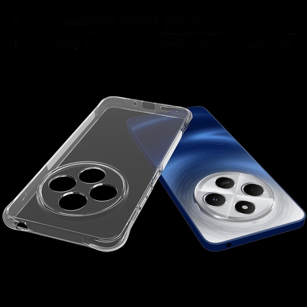 018 เคสกันกระแทกใส สำหรับ Redmi 14C 13C 12C A3 A5 A1 A2Plus 9A 9C 9T 10A 10C Note14 Pro + 4G/5G Note13/Note12/Note11