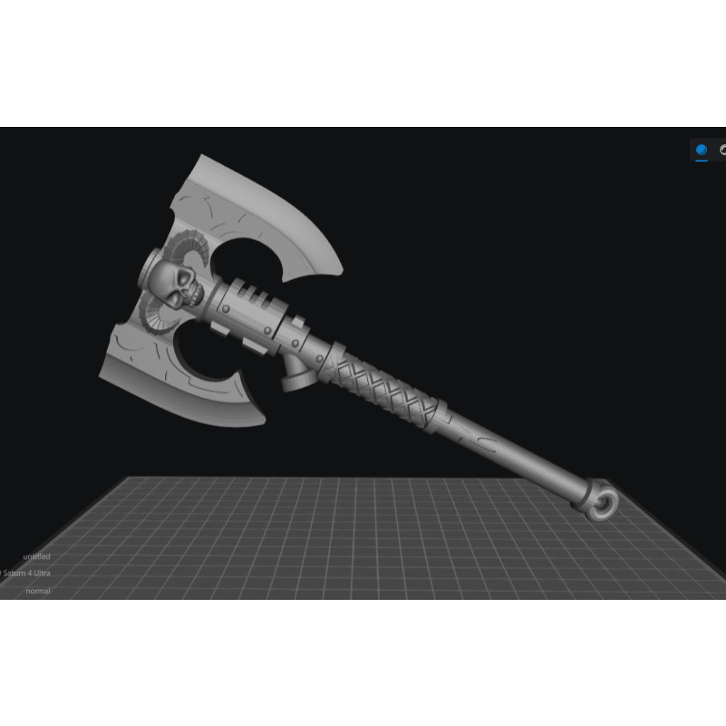 Custom 1-18 Librarian Gear Force Axe A