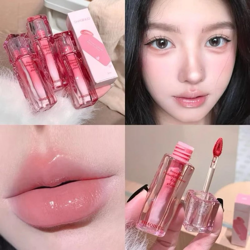 L-39ðSHAQINUO Flowing Shine Lip Glaze āļĨāļīāļāļāļĨāļāļŠāđāļāļ·āđāļāđāļŠāļāđāļģāļ§āļēāļ§ āļĄāļāļāļĢāļīāļĄāļāļĩāļāļēāļāļāļīāđāļĄāļāđāļģ āļāļđāļŠāļļāļāļ āļēāļāļāļĩ āļŠāļĩāļŠāļ§āļĒāļāļīāļāļāļ