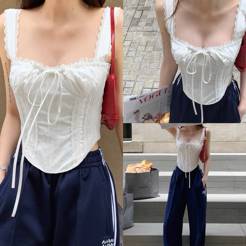 ROMY ROMY- เสื้อกล้าม สายเดี่ยว ดีเทล รุ่น Top of today 001