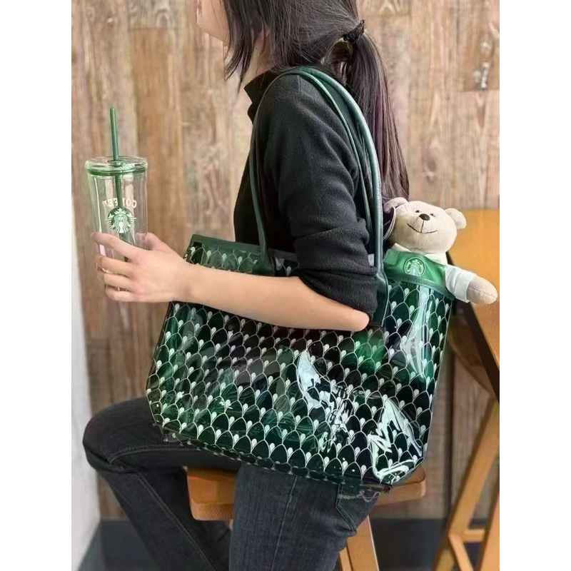 📌🇹🇭พร้อมส่งจากไทย กระเป๋าสตาร์บัค [STARBUCKS] แถมฟรีพวงกุญแจ Limited edition