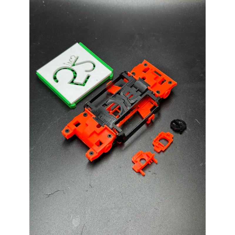 Tamiya mini 4wd MS L suspension ( โช้ค ) ส้ม ดำ