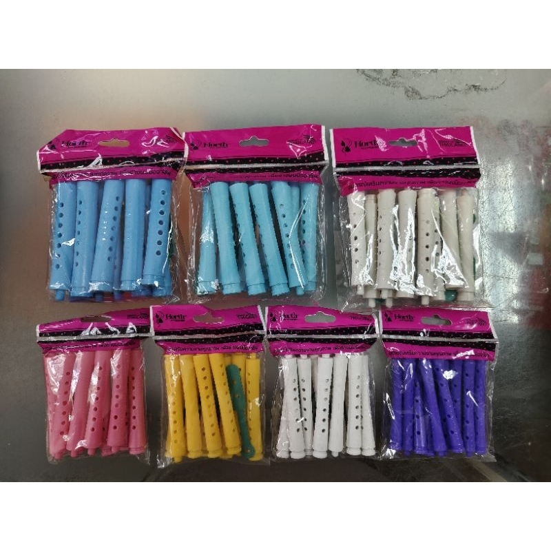 J-forth แกนดัดพลาสติก แกนดัดผม แพค 10 แกน