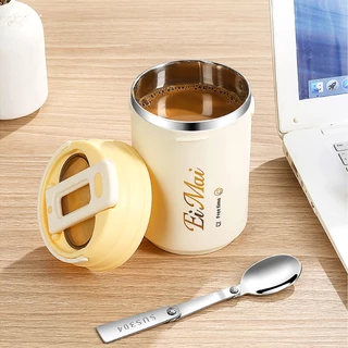 ถ้วยกาแฟสแตนเลส SUS304 ขนาด 450มล แก้วกาแฟสแตนเลส Coffee Mug แก้วเก็บความร้อน แก้วกาแฟพกพา