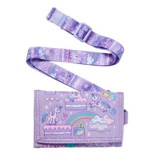 กระเป๋าเงินเด็ก ลายการ์ตูนม้ายูนิคอร์น+สายคล้องคอถอดได้ | กระเป๋าใส่บัตรกุญแจ