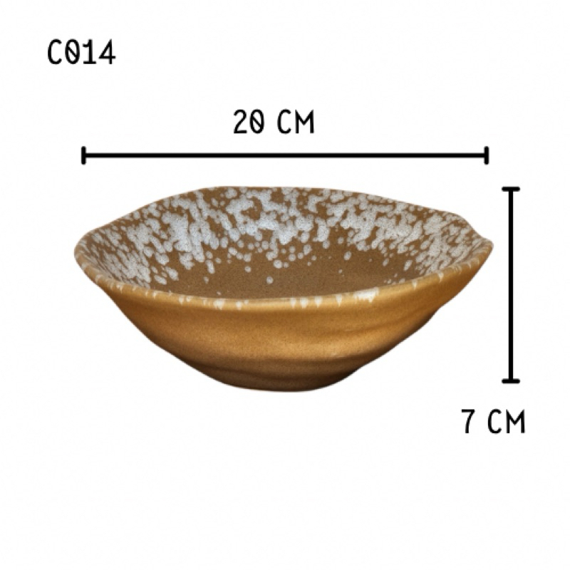 แจกันแบน ทรงกลม จานจัดดอกไม้ Ceramic แจกันดอกไม้สไตล์ญี่ปุ่น เซรามิค Ikebana Suiban Vase Plate