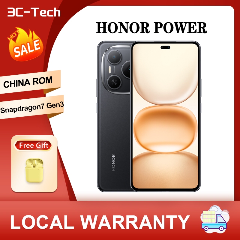 เวลาขนส่ง 10 วัน Honor Power CHINA ROM Smartphone Snapdragon 7 Gen 3 Octa core 6.78“ AMOLED