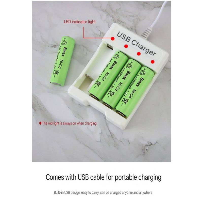 ที่ชาร์จถ่าน Ni-mh AA AAA batteries charger