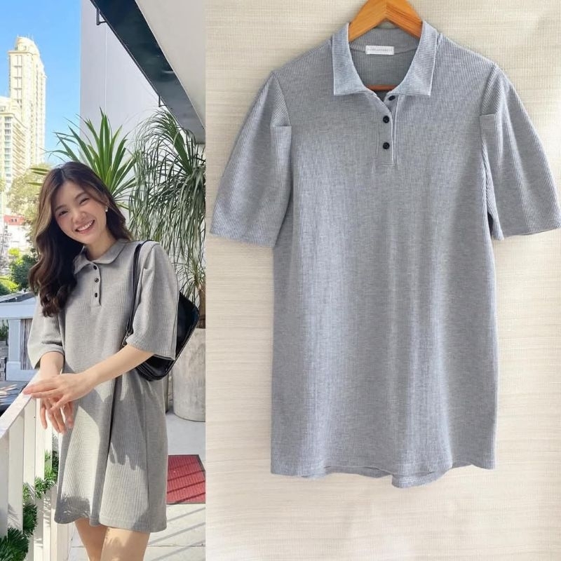 เดรส rileyapparels สีเทา