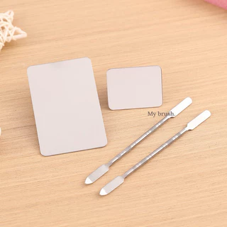 (ส่งด่วน) Makeupbrush ร้านไทยแท้ รวมถาดใส่รองพื้น ถาดผสมรองพื้น รวมถาดผสมรองพื้น สอดนิ้ว พร้อมซอง