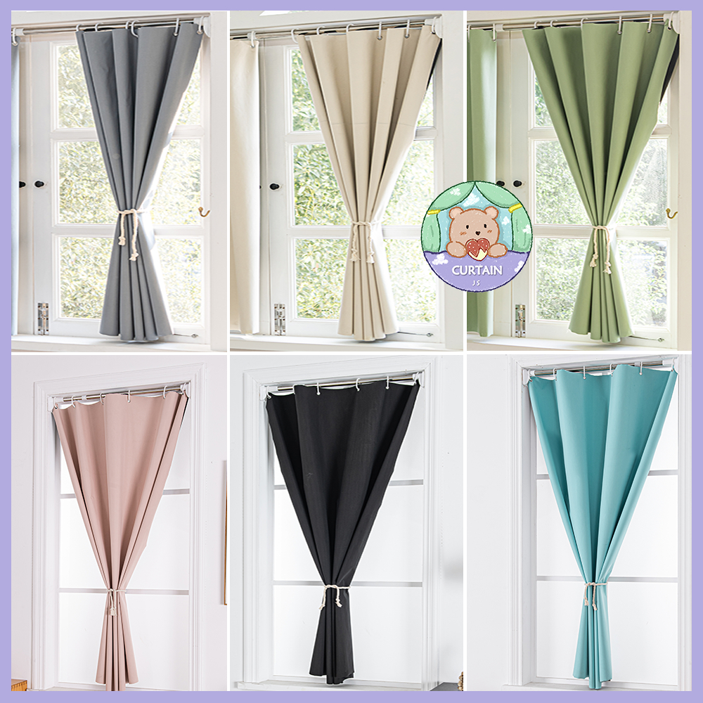 แนะนำ ผ้าม่าน ผ้าม่านตาไก่ ผ้าม่านกันรังสียูวี 100% ผ้าม่านกันแสงดีไซน์เรียบง่าย ผ้าม่านประตู ติดตั้งง่าย พร้อมจัดส่งทันที ราคาพิเศษ มีเก็บเงินปลายทาง