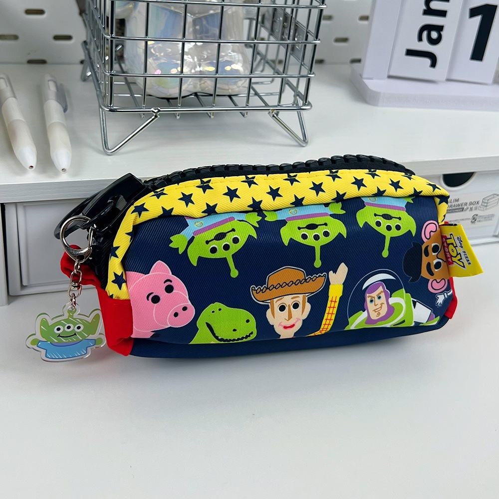 กระเป๋าใส่ปากกา ดินสอ ลายการ์ตูน Toy Story ความจุขนาดใหญ่ สร้างสรรค์ อเนกประสงค์ สําหรับนักเรียน ของขวัญ - รูปที่ 4