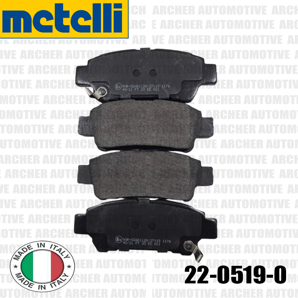 ผ้าเบรก หลัง (brake pad) SSANYONG Kyron XDi200 XVT XVT ปี 2006, Musso, Rexton ปี 2003-2007
