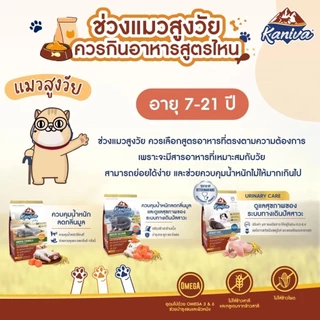 Kaniva Cat Food อาหารแมว ครบทุกรสชาติ คานิว่า ยกถุง 1.2-1.4 kg