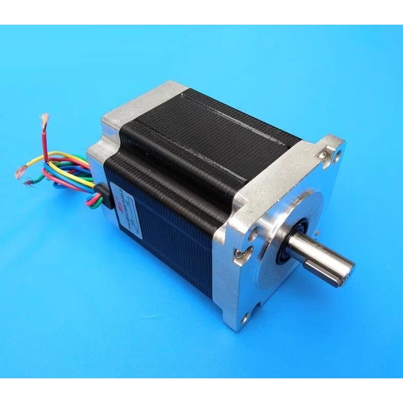 stepper motor 86BYGH450B-06D-15J length 113mm2 phase 4 line torque 8.5NM แกนเพลา 12.7mm