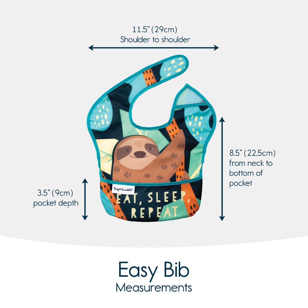 Tiny Twinkle مرايل Easy Bib مقاومة للماء (3 قطع) — صورة 2