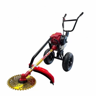 เครื่องตัดหญ้ารถเข็น NIPPON รุ่น NP-50 | 4 จังหวะ กำลังเร่งสูง 2.5 แรงม้า 50cc *พร้อมส่งโครงขาว* ก้านตัดสีเงิน