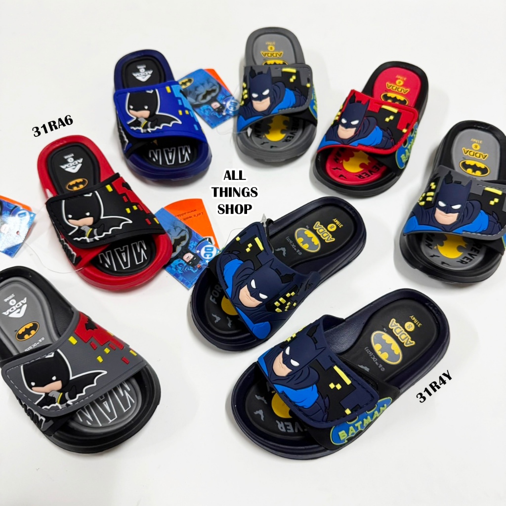 ADDA 31R4Y 31RA6 BATMAN รองเท้าแตะเด็ก แบทแมน รุ่นเบา