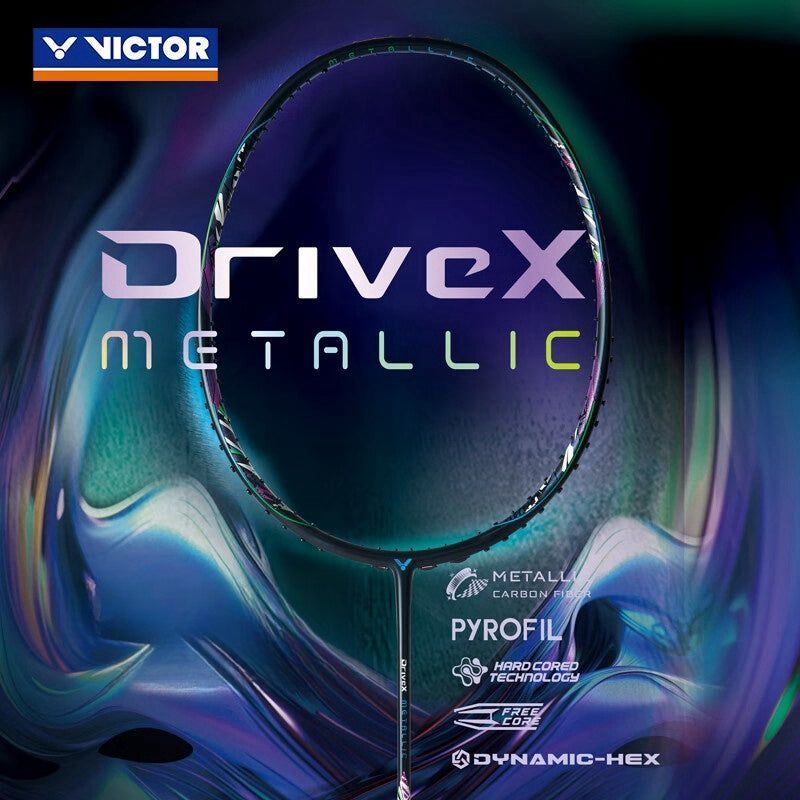 🔥(ใหม่ล่าสุด!)🔥⚙️ VICTOR DRIVEX METALLIC C🏸 ไม้แบดสายคอนโทรล ฟีลนิ่ง ลื่นไหล โครงสร้างแน่นระดับโปร ✨