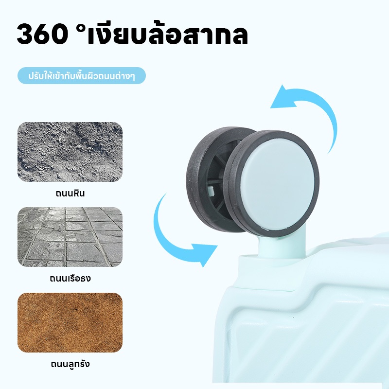 TIYFIY กระเป๋าเดินทาง วัสดุABS+PC รับประกัน 5 ปี/803 กระเป๋าล้อลาก20/24/28นิ้ว carry on luggage กระเป๋าเดินทางอเนกประสงค