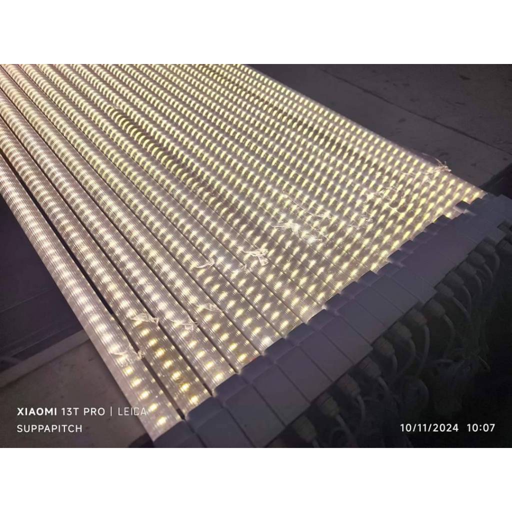 30, 40, 50, 70, 80, 100, 110, 130cm  หลอดตู้แช่ AC220V สั่งผลิตตามความยาว; แสงเนเจอร์ไวท์ 4000K ไฟตู้แช่เย็น