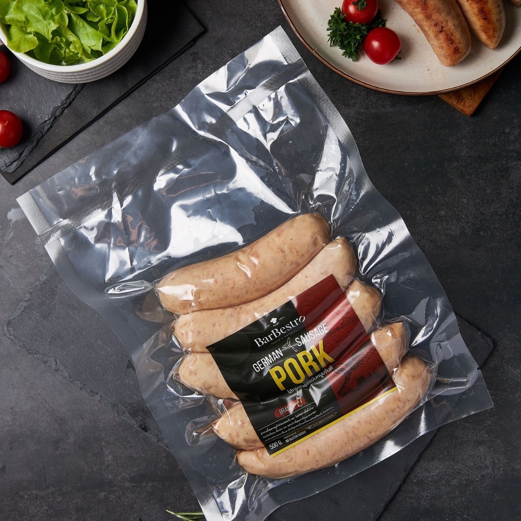 BarBestro ไส้กรอกเยอรมันหมูบรั่นดีโฮมเมด ไส้กรอกหมู (Brandy Pork German Sausage Homemade) 500g. - รูปที่ 2