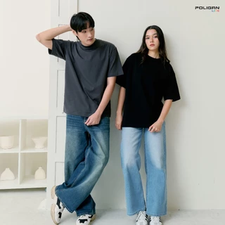 POLIGAN LIVE Oversized Over Classic เสื้อโอเวอร์ไซส์ ผ้าไม่หดตัว หนากำลังดี PLT007