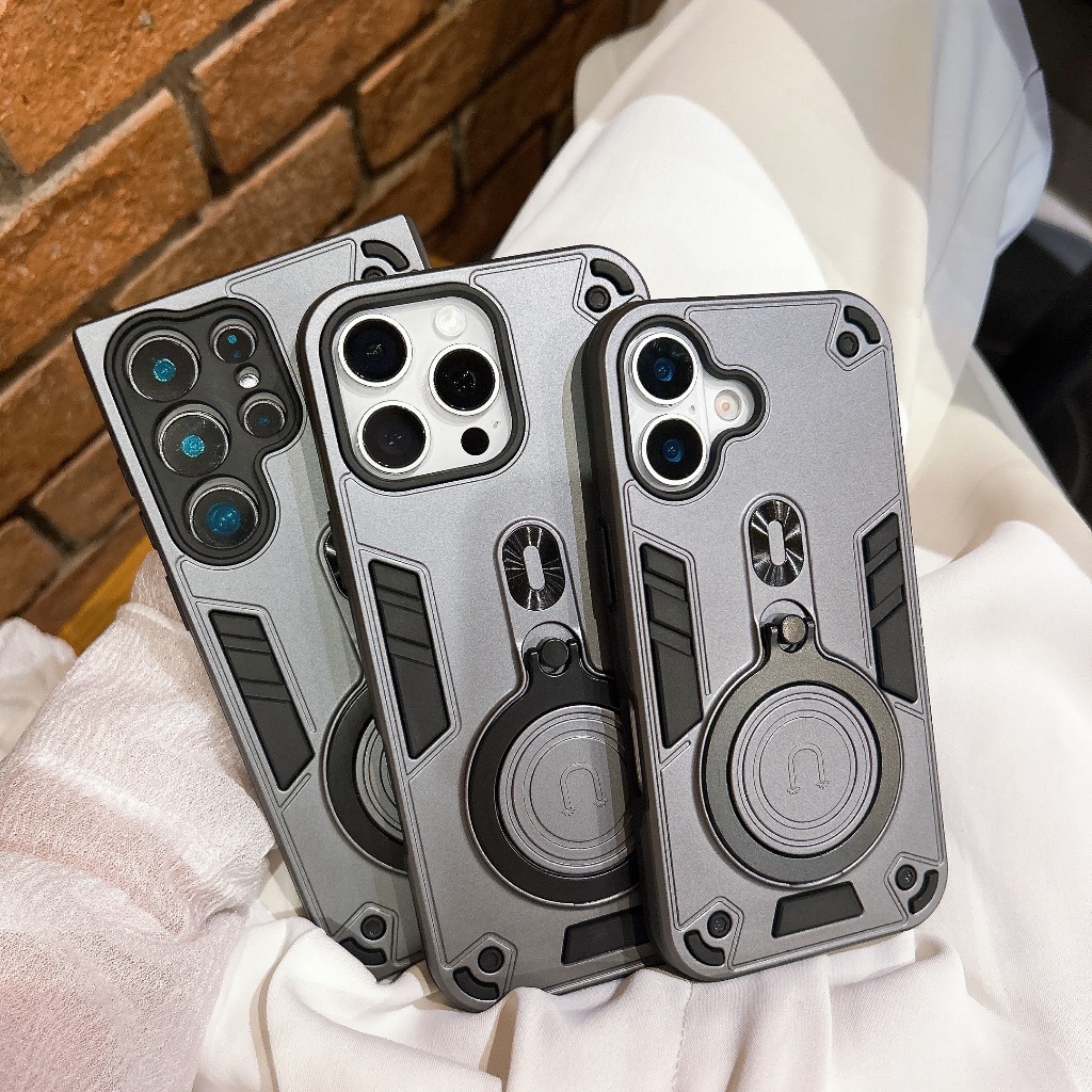 เคส2in1 เคสกันกระเเทก ตั้งได้ 13 Promax 15 Promax 11 16 Promax S24Ultra A35 A55 S23FE A60 RENO8T REN