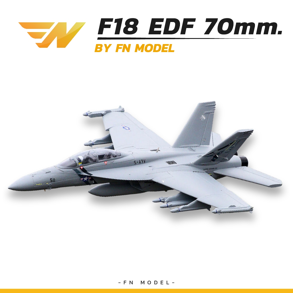 FMS F18  Super Hornet  EDF 70mm Jet  เครื่องบินบังคับF18  Super Hornet