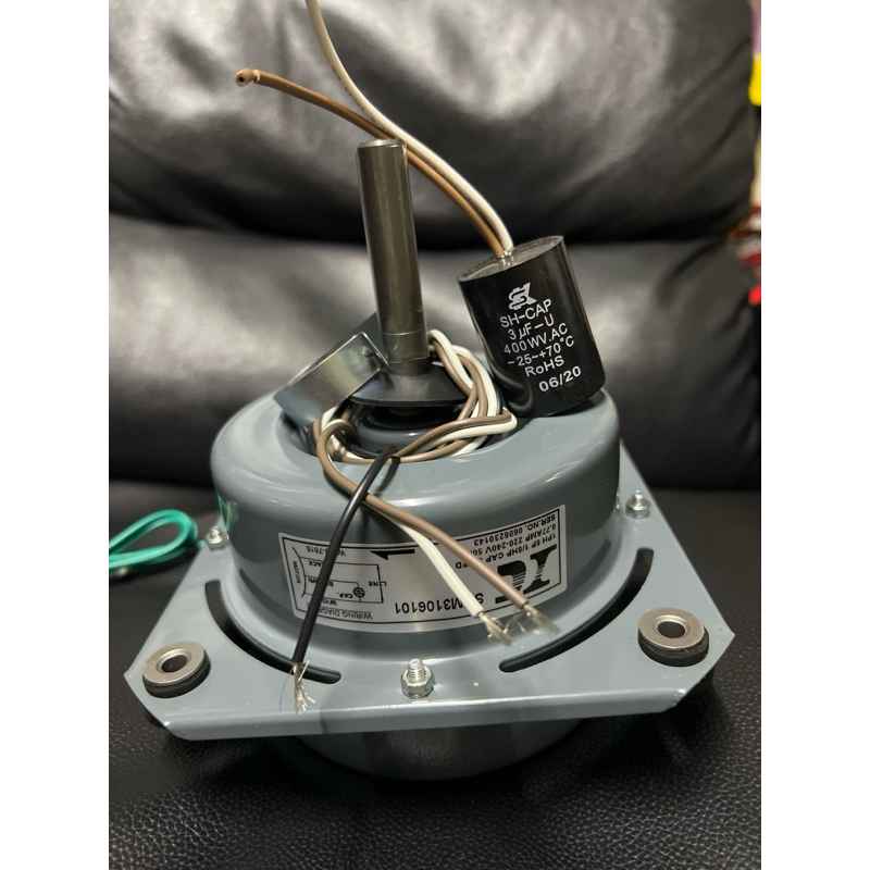 มอเตอร์คอล์ยร้อนแอร์1/6HPยี่ห้อIC