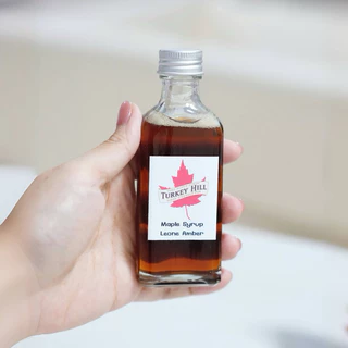[แบ่งขาย] 🍁 TURKEY HILL Maple Syrup 250ml - LEONE DARK เมเปิ้ลไซรัปขวดแก้ว