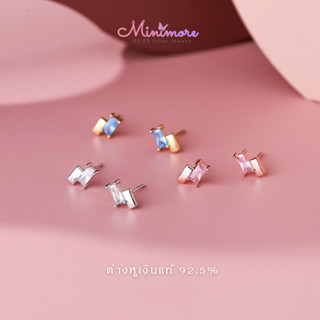 [SE428]✨ต่างหูเงินแท้ 92.5%✨| Crystal Glam | คริสตัลพาสเทล เ…