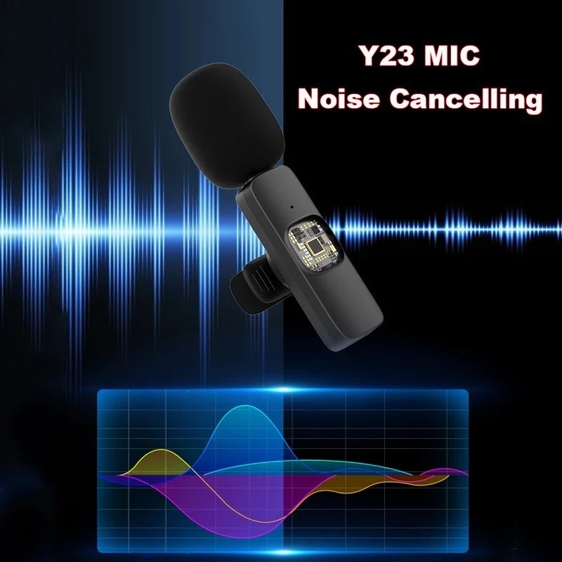 ไมโครโฟนไร้สาย   Wireless Microphone   แบบพกพา ใช้สําหรับสมาร์ทโฟน ไมค์ไร้สายหนีบเสื้อ ไมค์หนีบปกเสื้อ thumbnail 8