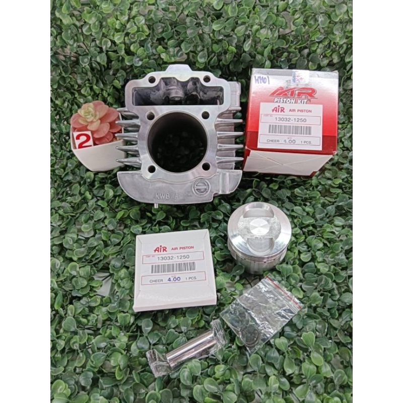 ชุดเสื้อลูก W110i 56,57 สลัก13 ลูกสูบเชียร์ พร้อมปาดหัวหลบวาล์ว ใส่ W110i วาล์วเดิม ปาดตีนลูก2มิล