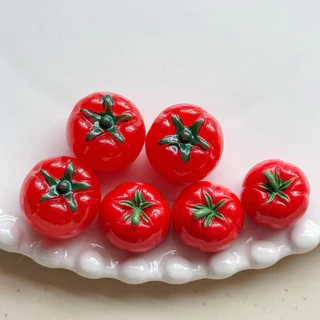 ส่งจากไทย 🍅🍅🍅 ตัวติดรองเท้ามะเขือเทศ 3D สีสวยมาก (1ชิ้น)