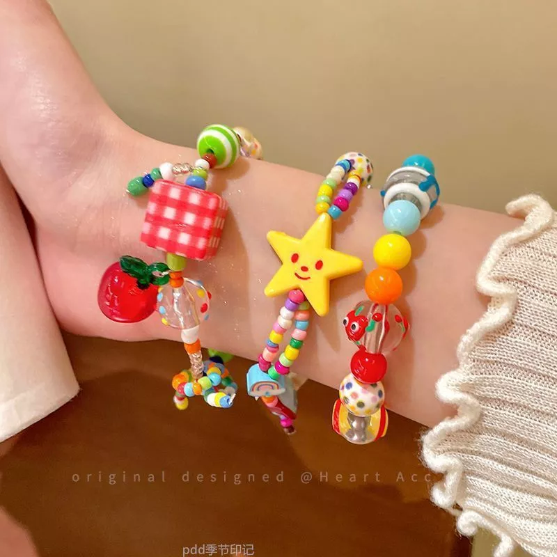 ในไทย สร้อยข้อมือผู้หญิง โดพามีนฤดูร้อน เครื่องประดับแฟชั่น สำหรับผู้หญิงS1208
