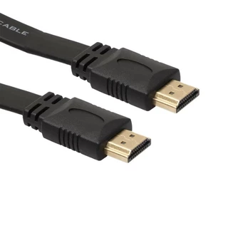HDMI High Speed 1.5M 3M 5M 10M 15Meter HDMI High Speed 1080p 3D VER 1.4 สายแบบอ่อนแบนยาว 1.5-10เมตร (Black)