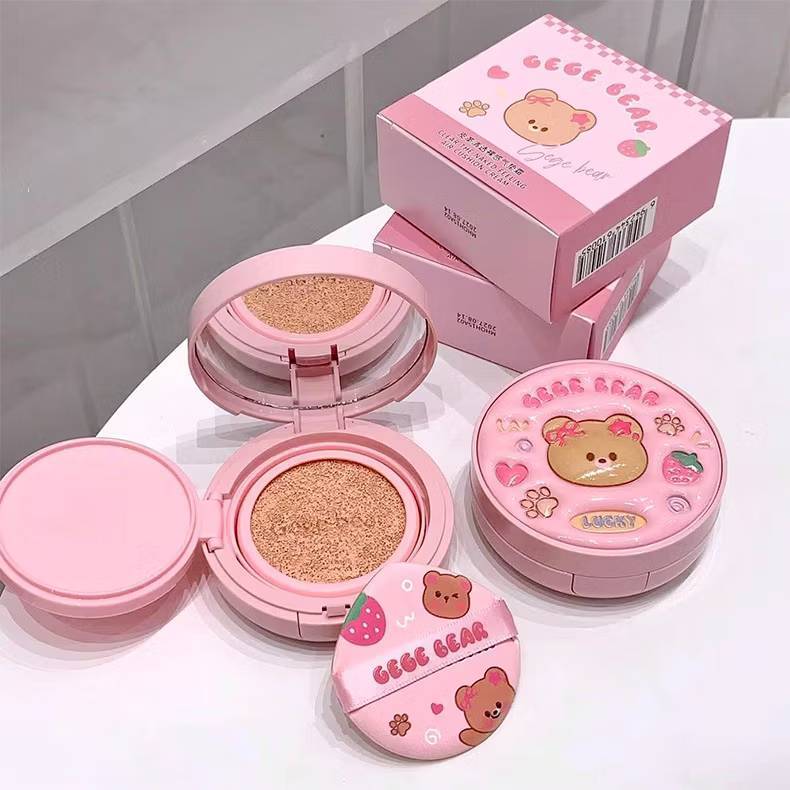 C.305 คุชชั่น ลายหมี Air Cushion GEGE BEAR คุมมัน กันน้ำ กันเหงื่อ ให้ความชุ่มชื้น ปกปิดดีเยี่ยม