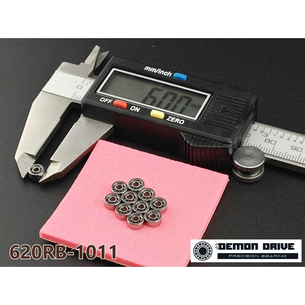 Demon Drive ตลับลูกปืน 620RB-1011 ขอบหนา(รังลูกปืนความเร็วสูง+โครงไล่เบา)  - Customized Hi-Speed 620RB-1011 Bearing