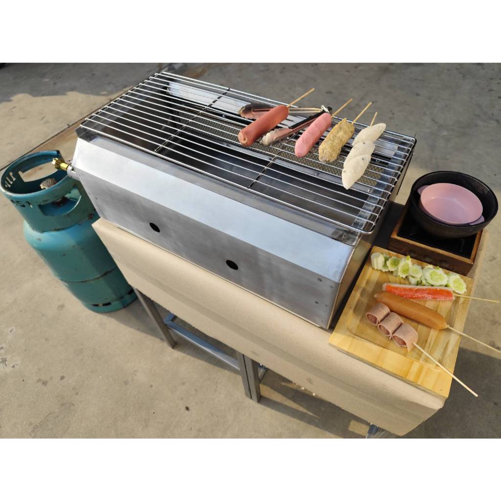 ถูก!! เตาย่างอินฟาเรดไร้ควัน แบบเเก้ส มี2ขนาดให้เลือก ตระแกรงยาว60ซม หรือ 80ซม ฟรีชุดหัวปรับพร้อมขาย - รูปที่ 7