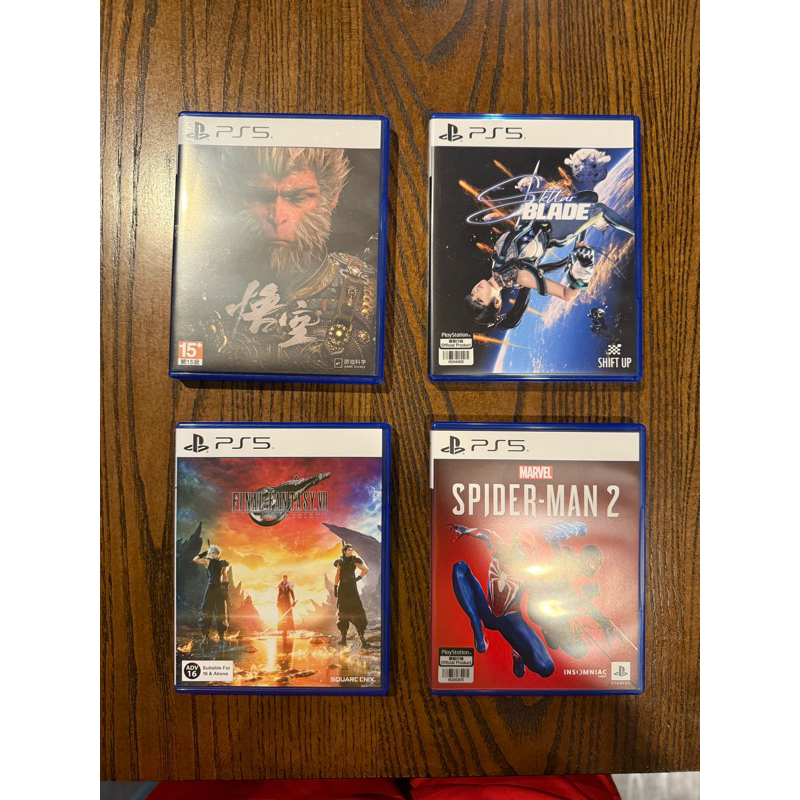 PS5 แผ่นสอง สภาพนางฟ้า DLC ยังไม่ได้ใช้ Wukong FF7 Rebirth Stellla Blade Spider man 2