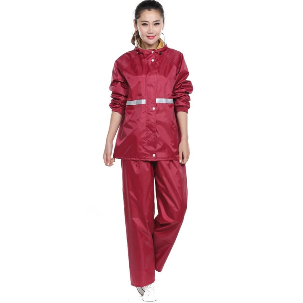 New Alitech ชุดกันฝน เสื้อกันฝน มีแถบสะท้อนแสง Waterproof Rain Suit thumbnail 6