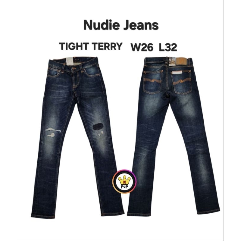 NEW NUDIE JEANS TIGHT TERRY SAM REPLICA ของแท้ 100%