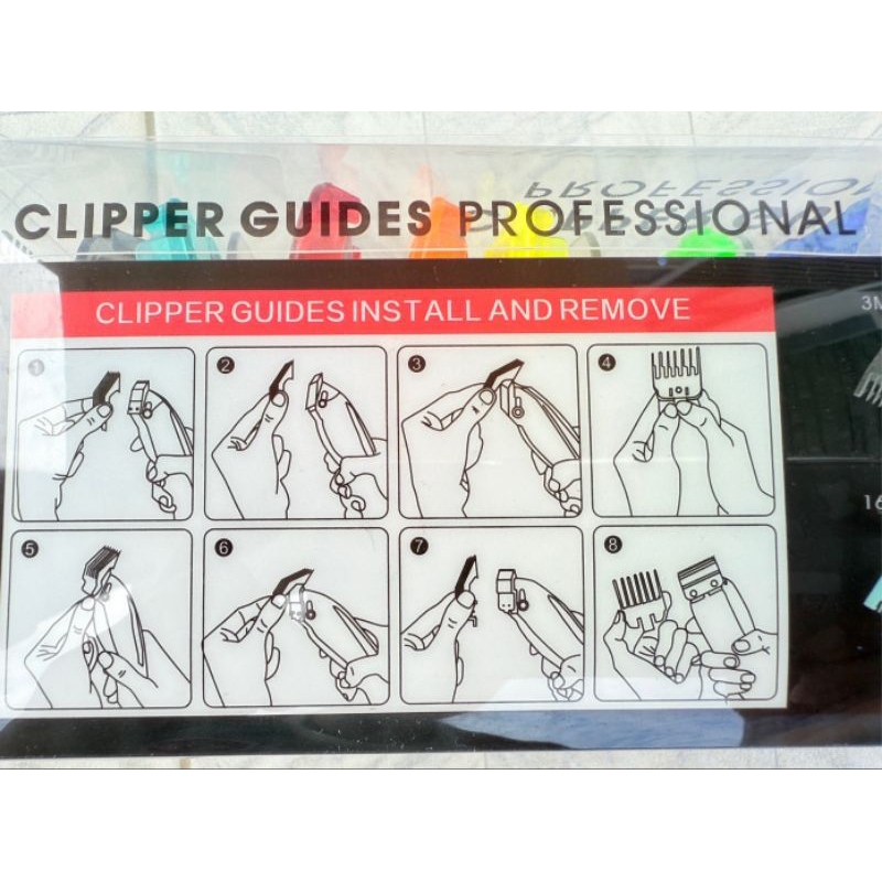 🇹🇭ส่งจากไทย🇹🇭ฟันรองปัตตาเลี่ยน8ชิ้น (พลาสติกล้วนแบบคละสี )และแบบเแม่เหล็ก10ชิ้น พร้อมกล่องเก็บใส แข็งแรงทนทาน - รูปที่ 5