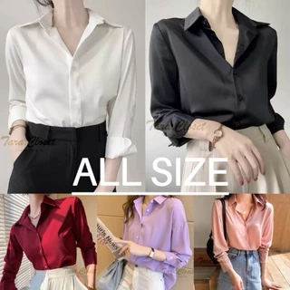 IT022 All Size 5 TARA Shirt เสื้อเชิ้ต คอปก แขนยาว มีมากกว่า 30 สี รุ่นยอดฮิต ทรงคลาสสิค ผ้าไหมอิตาลีอย่างดี ผ้าไม่หนามา