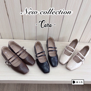 ❤️🥰รองเท้าแมรี่เจน 2เข็มขัด รุ่น Cara แนะนำบวกเพิ่ม 1ไซต์